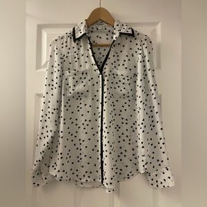 Express Womens top. Hearts